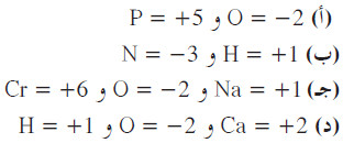 أعداد التأكسد